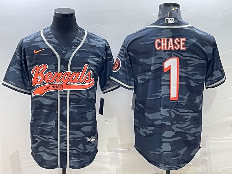 Cincinnati Bengals Camouflage MLB&NFL Jersey