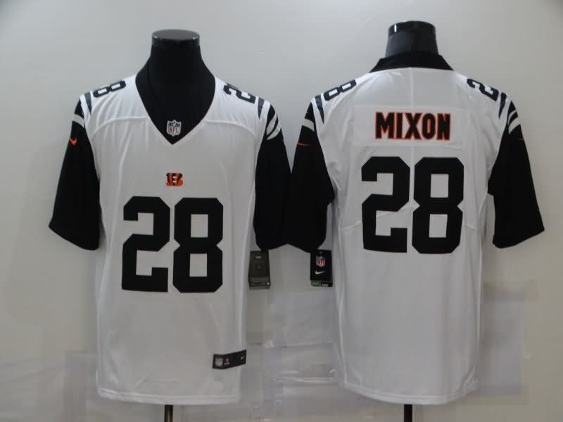 Cincinnati Bengals White NFL Jersey 02