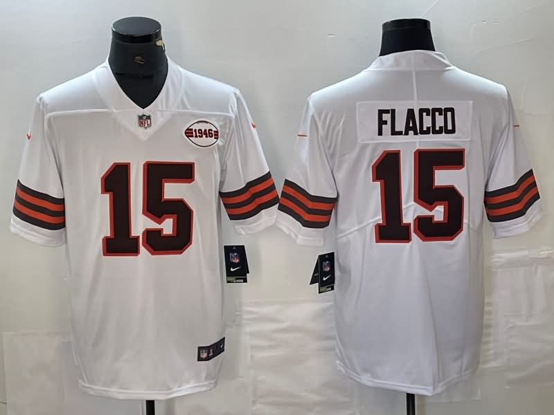 Cleveland Browns White NFL Jersey 02