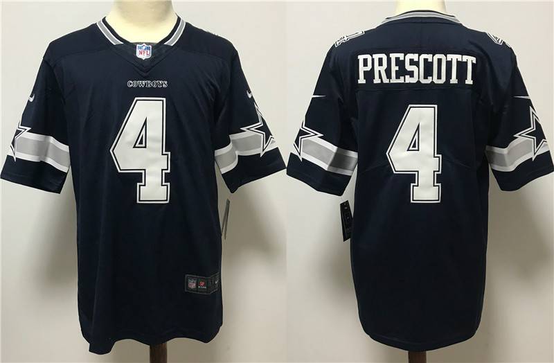 Dallas Cowboys Dark Blue NFL Jersey 02