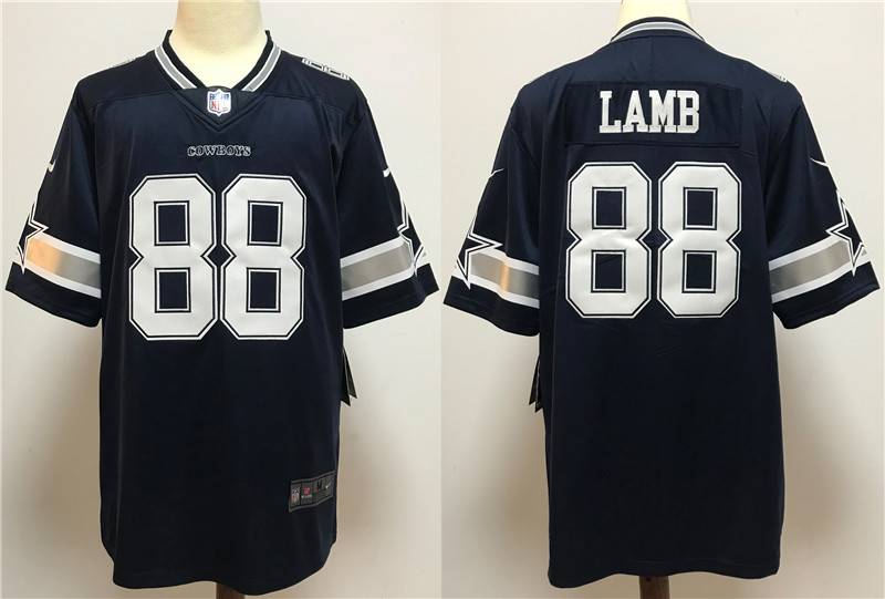 Dallas Cowboys Dark Blue NFL Jersey 02