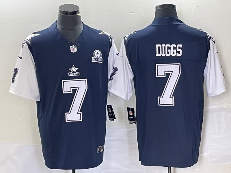 Dallas Cowboys Dark Blue NFL Jersey 03