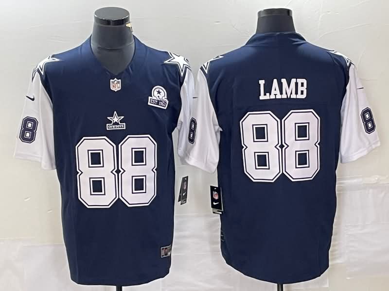 Dallas Cowboys Dark Blue NFL Jersey 03