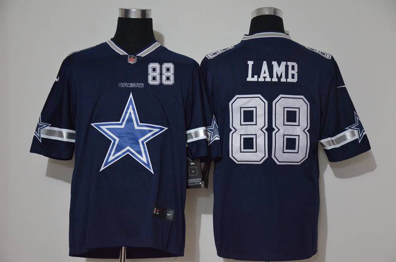 Dallas Cowboys Dark Blue Fashion NFL Jersey