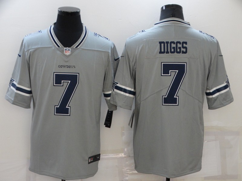 Dallas Cowboys Grey Inverted Legend NFL Jersey