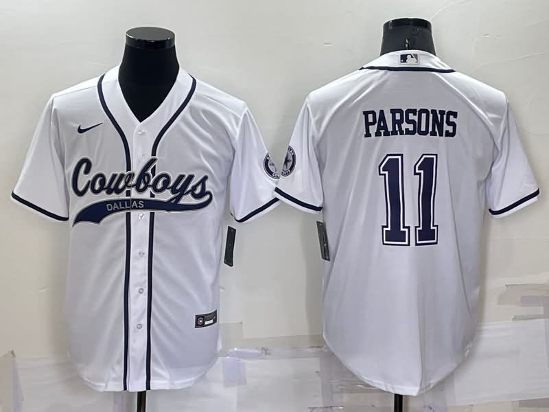 Dallas Cowboys White MLB&NFL Jersey