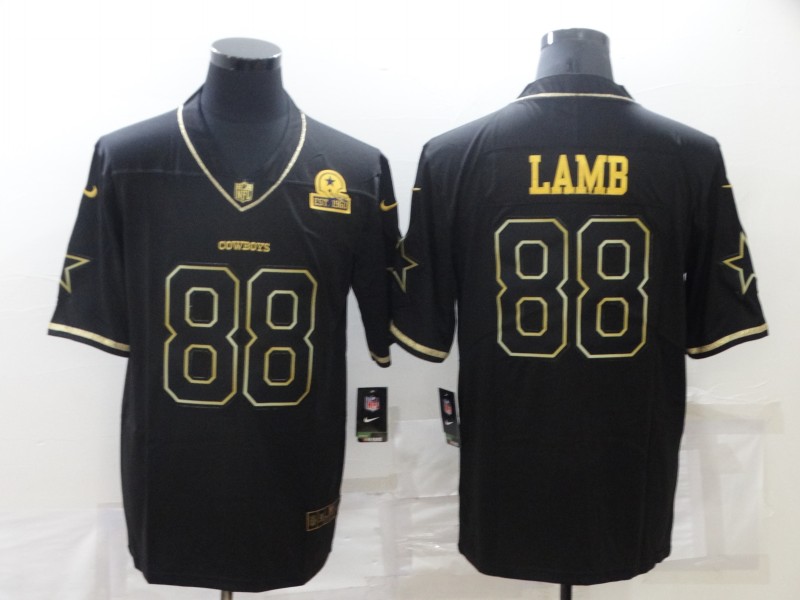 Dallas Cowboys Black Gold Retro NFL Jersey