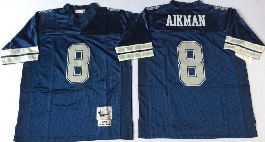 Dallas Cowboys Dark Blue Retro NFL Jersey