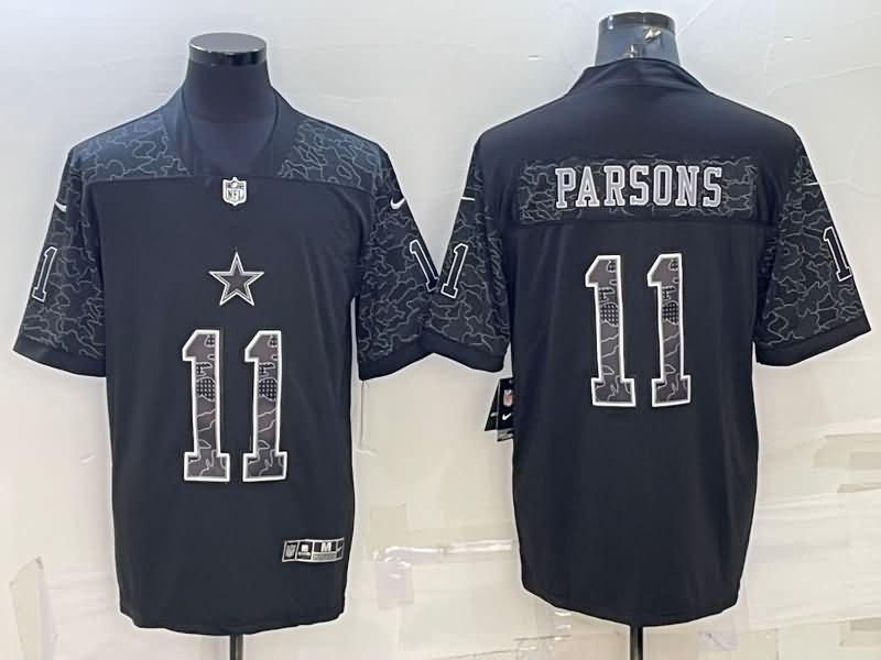 Dallas Cowboys Black RFLCTV NFL Jersey