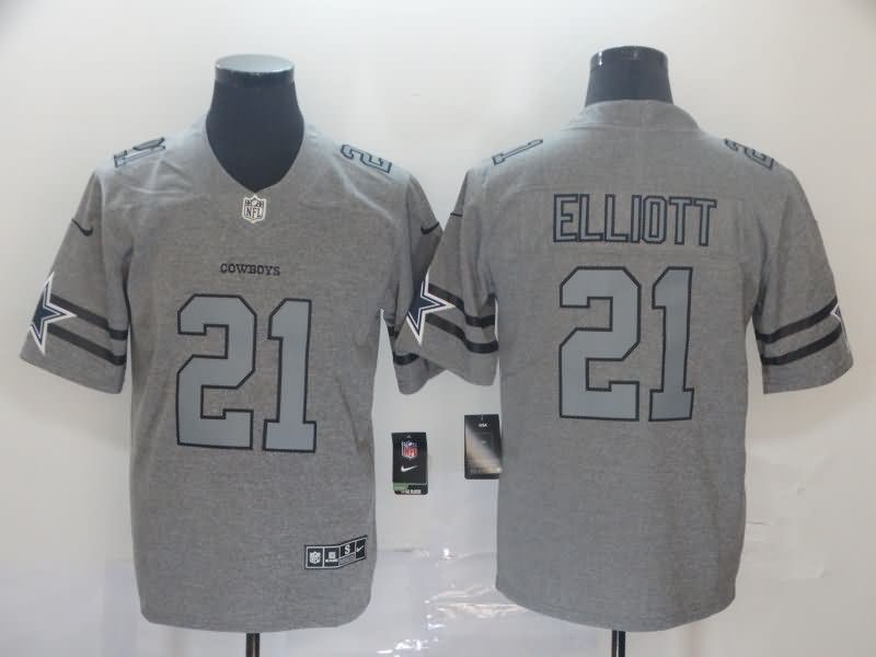 Dallas Cowboys Grey Retro NFL Jersey