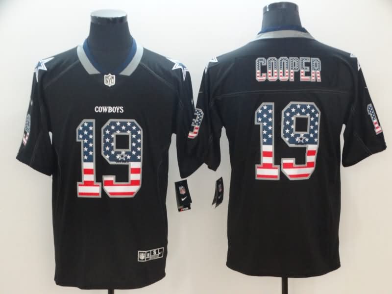 Dallas Cowboys Black USA Flag NFL Jersey 04