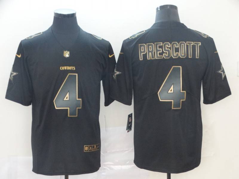 Dallas Cowboys Black Gold Vapor Limited NFL Jersey