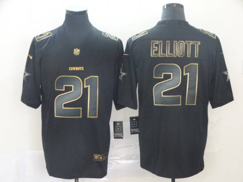 Dallas Cowboys Black Gold Vapor Limited NFL Jersey