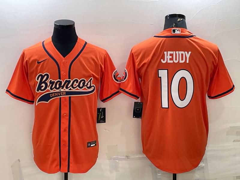 Denver Broncos Orange MLB&NFL Jersey