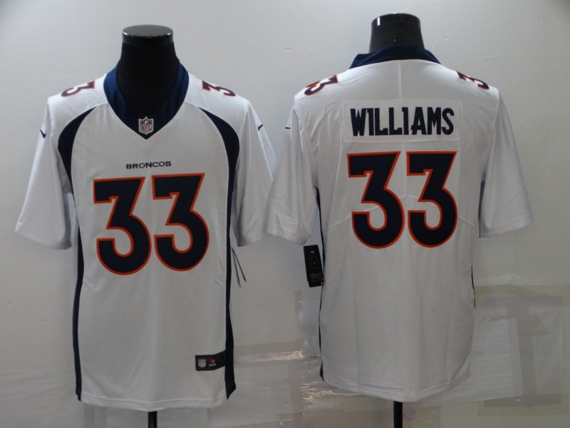 Denver Broncos White NFL Jersey