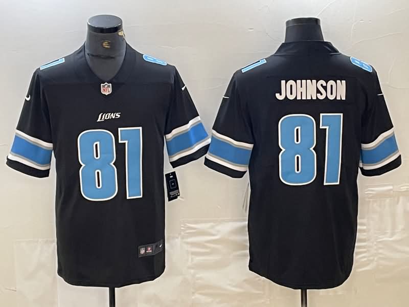 Detroit Lions Black NFL Jersey