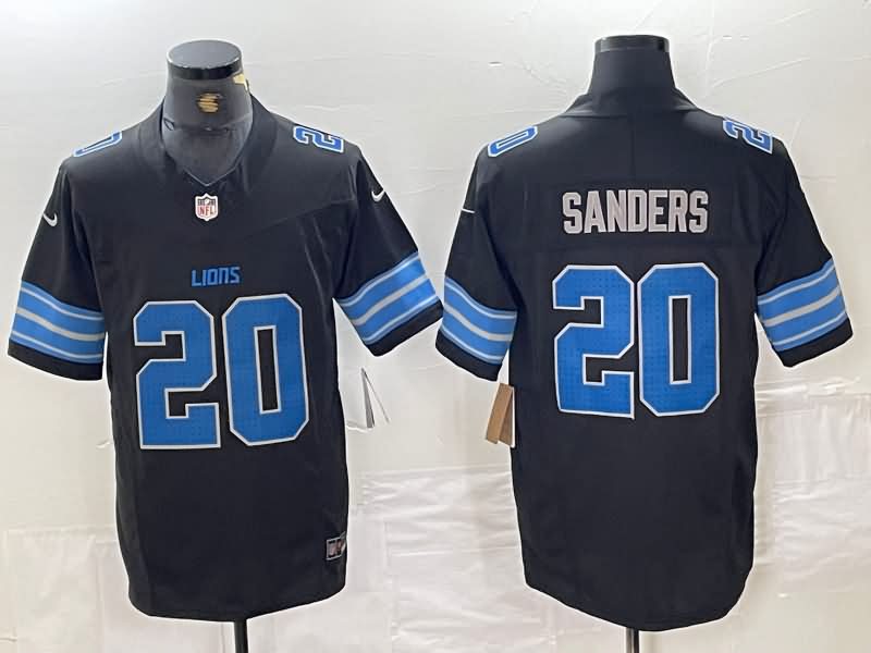 Detroit Lions Black NFL Jersey 02