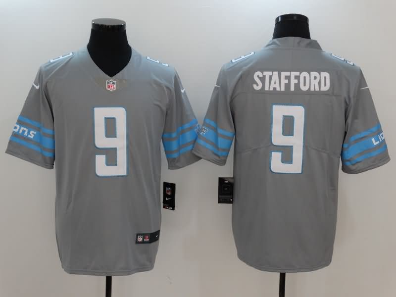 Detroit Lions Grey NFL Jersey