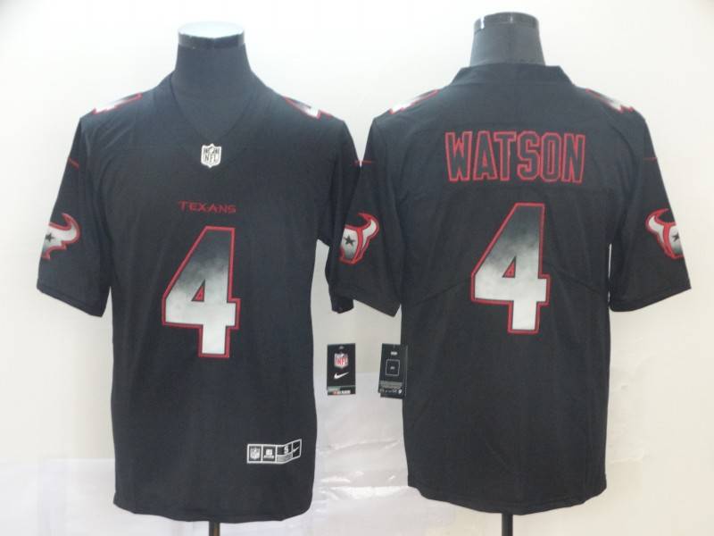 Houston Texans Black Smoke Fashion NFL Jersey