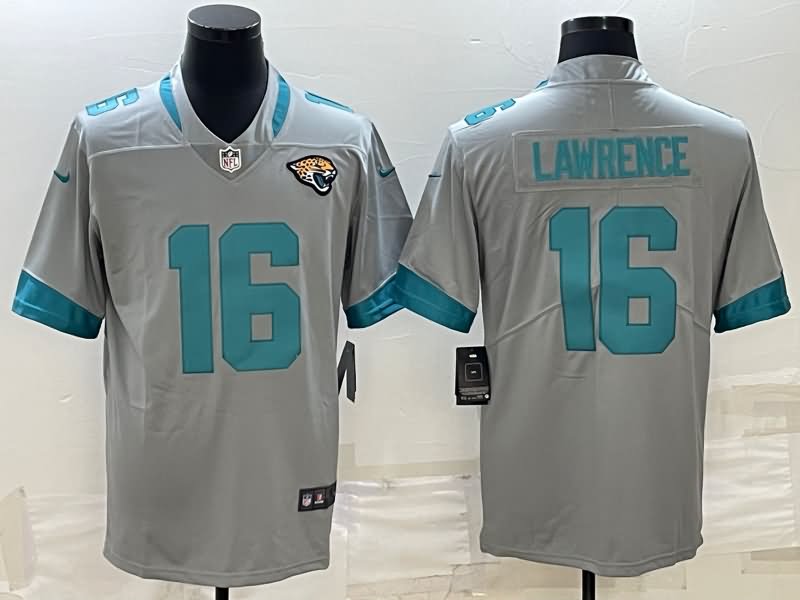 Jacksonville Jaguars Grey Inverted Legend NFL Jersey