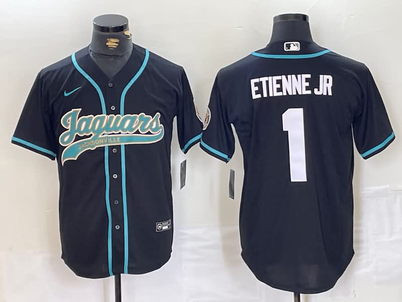 Jacksonville Jaguars Black MLB&NFL Jersey