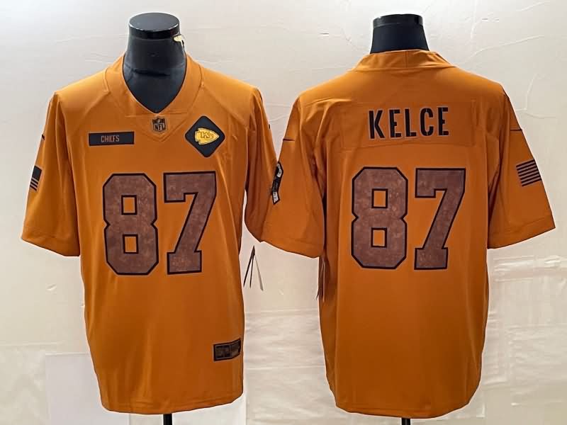 Kansas City Chiefs Brown Salute To Service NFL Jersey