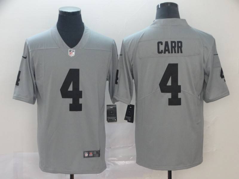 Las Vegas Raiders Grey Inverted Legend NFL Jersey