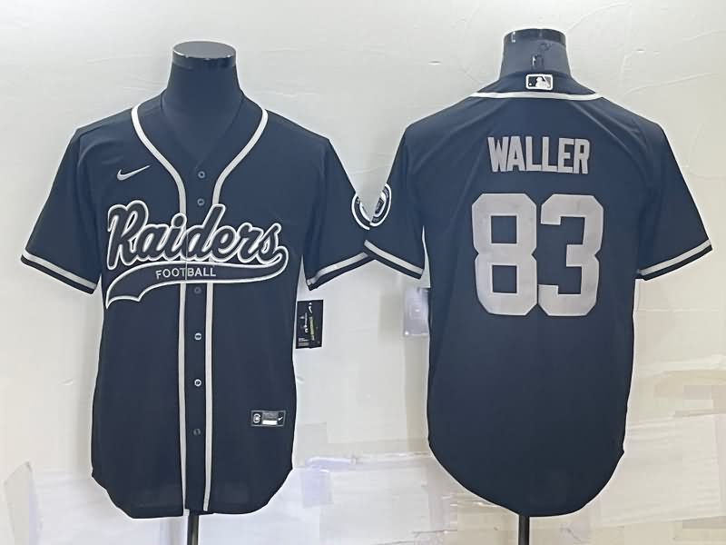 Las Vegas Raiders Black MLB&NFL Jersey