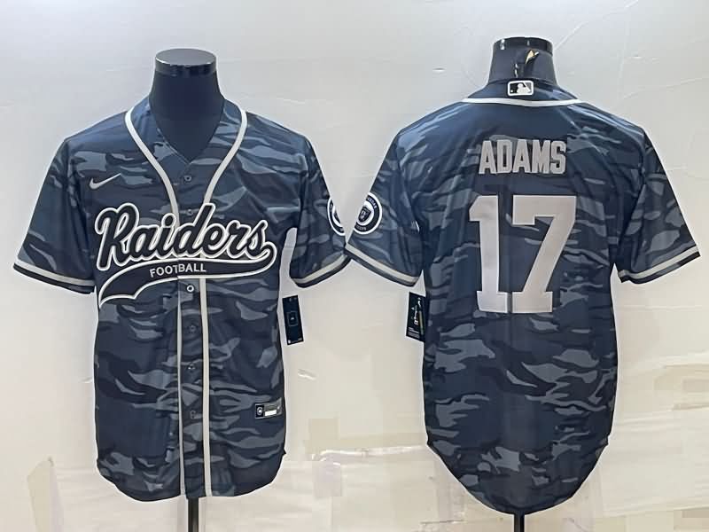 Las Vegas Raiders Camouflage MLB&NFL Jersey