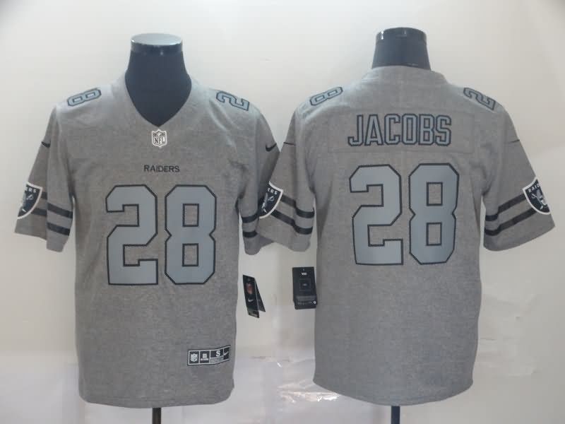 Las Vegas Raiders Grey Retro NFL Jersey