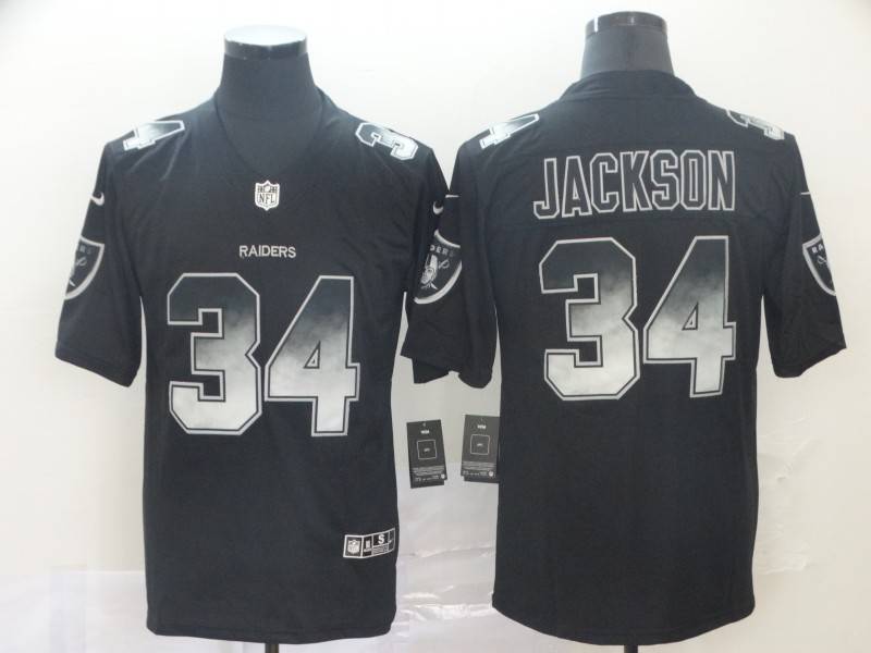 Las Vegas Raiders Black Smoke Fashion NFL Jersey