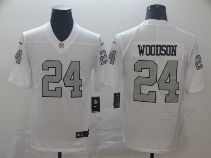 Las Vegas Raiders White NFL Jersey 02