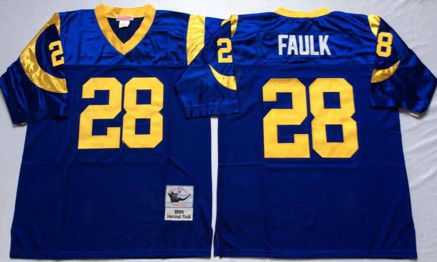 Los Angeles Rams Blue Retro NFL Jersey