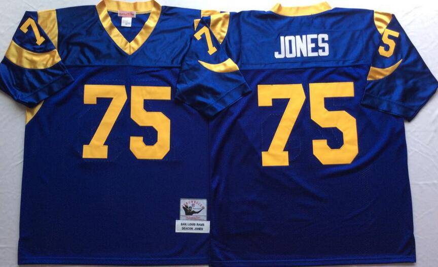 Los Angeles Rams Blue Retro NFL Jersey