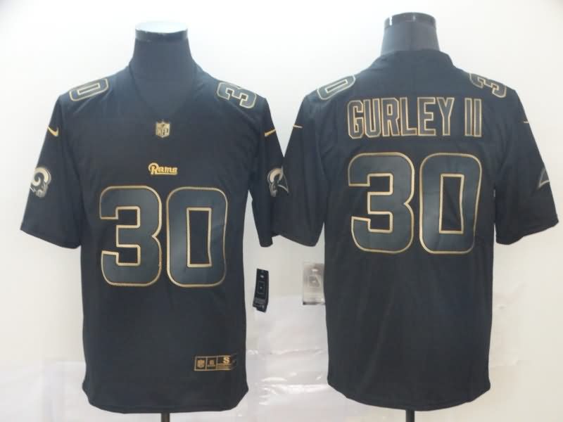 Los Angeles Rams Black Gold Vapor Limited NFL Jersey