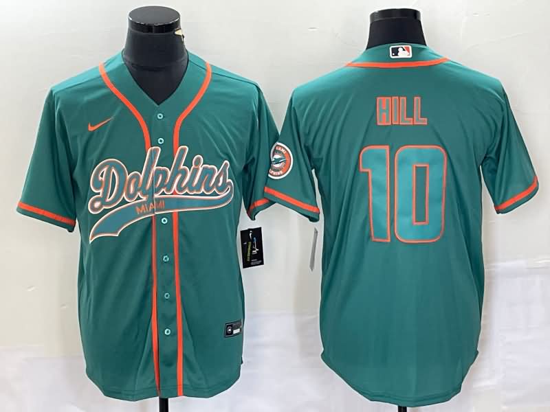 Miami Dolphins Green MLB&NFL Jersey