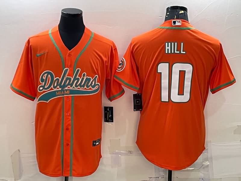 Miami Dolphins Orange MLB&NFL Jersey