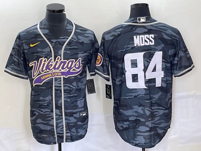 Minnesota Vikings Camouflage MLB&NFL Jersey