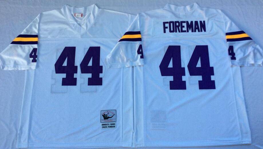 Minnesota Vikings White Retro NFL Jersey