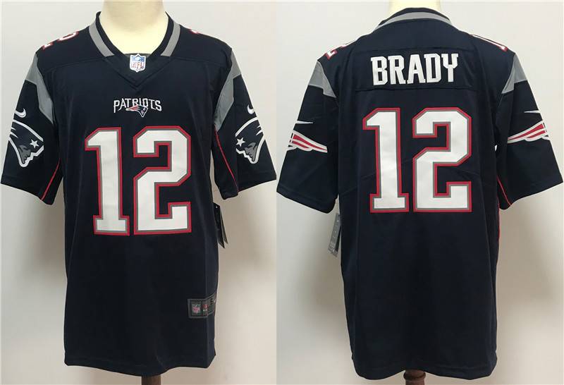 New England Patriots Dark Blue NFL Jersey 02