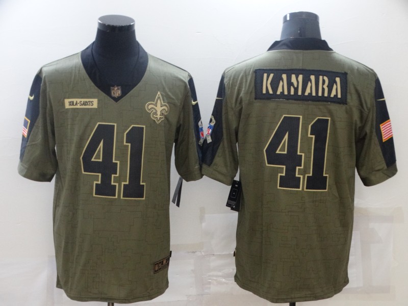 New Orleans Saints Olive Salute To Service NFL Jersey