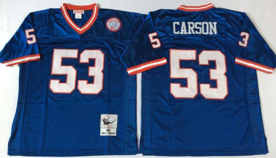 New York Giants Blue Retro NFL Jersey