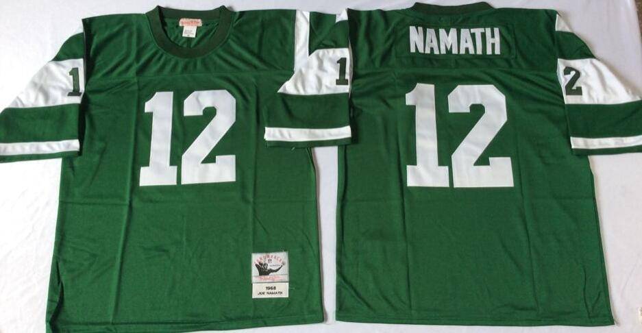 New York Jets Green Retro NFL Jersey