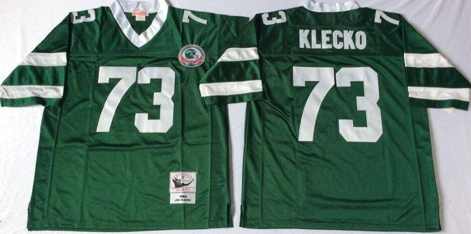 New York Jets Green Retro NFL Jersey