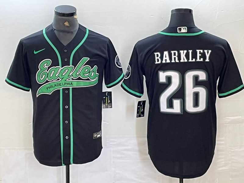 Philadelphia Eagles Black MLB&NFL Jersey