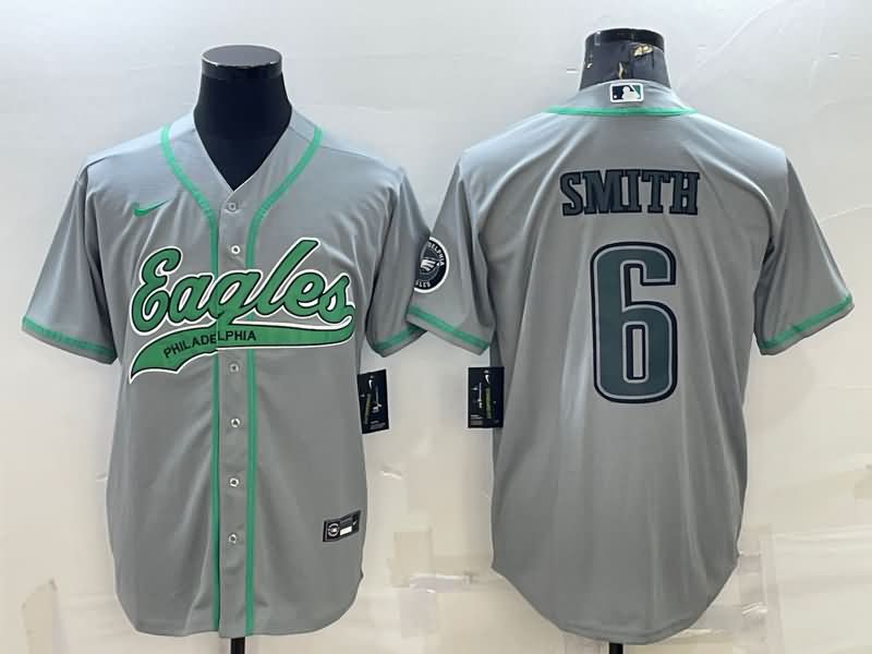 Philadelphia Eagles Grey MLB&NFL Jersey