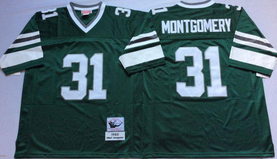 Philadelphia Eagles Green Retro NFL Jersey