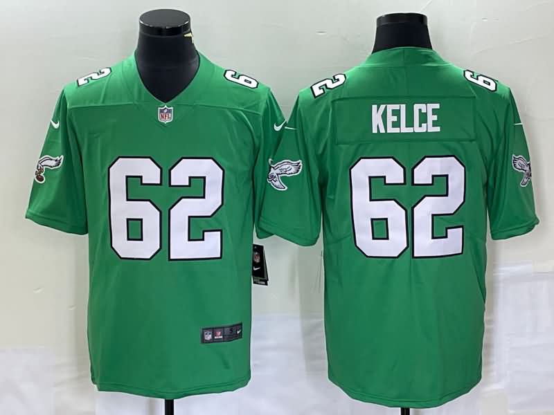 Philadelphia Eagles Green Retro NFL Jersey 02