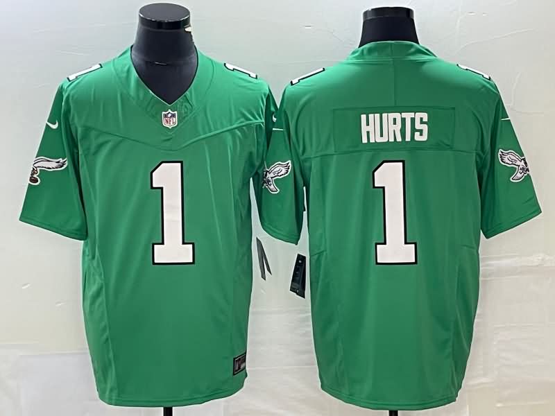 Philadelphia Eagles Green Retro NFL Jersey 03