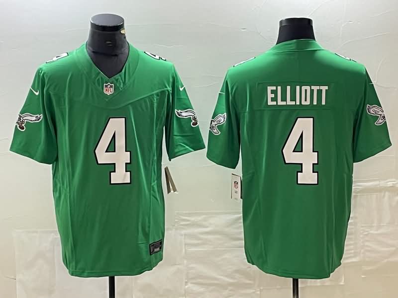 Philadelphia Eagles Green Retro NFL Jersey 03